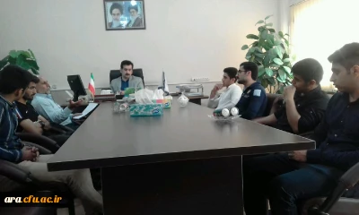 جلسه هماهنگی برگزاری مسابقات ورزشی به مناسبت هفته تربیت بدنی در مرکز آموزش عالی امام رضا علیه السلام اندیمشک