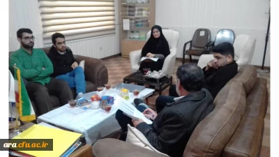 جلسه پرسش و پاسخ نمایندگان دانشجویان با دکتر منظری معاونت آموزشی -پژوهشی استان