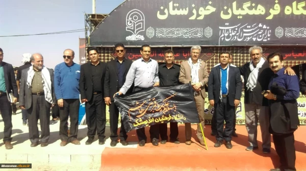 بازدیددکتر خنیفر رییس سازمان مرکزی دانشگاه فرهنگیان و هیئت همراه از موکب دانشگاه در مرز چذابه 2