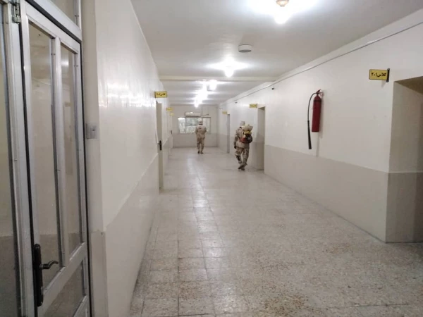 ضد عفونی مرکز آموزش عالی امام رضا علیه السلام درپی شیوع ویروس کرونا 8