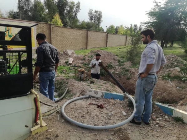 پروژه گاز رسانی و تقویت زیرساخت کلاس های هوشمند  و ساخت و ساز درمرکز آموزش عالی امام رضا علیه السلام اندیمشک 2