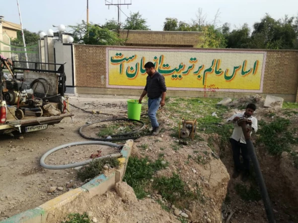 پروژه گاز رسانی  شهری مرکز آموزش عالی امام رضا علیه السلام اندیمشک 2