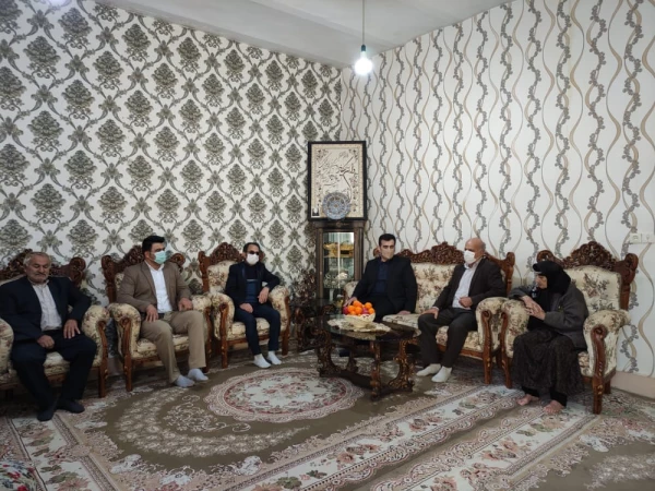 دیدار با خانواده شهید زبردست 2