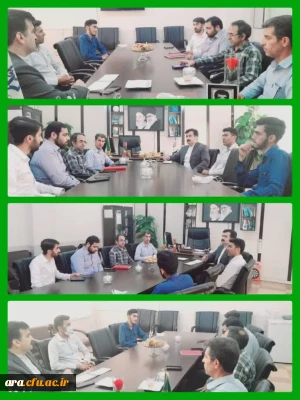 «برگزاری جلسه ی هم اندیشی میان فرمانده و جانشین پایگاه بسیج دانشگاه فرهنگیان امام رضا(ع) و فرمانده حوزه دانشجویی دانشگاه فرهنگیان استان و مدیریت و پرسنل دانشگاه»