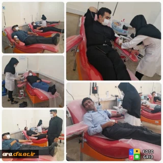 پرسنل مرکز آموزش عالی امام رضا علیه السلام شهرستان اندیمشک دریک اقدام خداپسندانه جهت رفع کمبود خون درکشور 
خون خود را در روز یکشنبه مورخه ۹مردادماه ۱۴۰۱  اهداء نمودند.