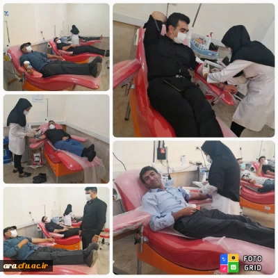 پرسنل مرکز آموزش عالی امام رضا علیه السلام شهرستان اندیمشک دریک اقدام خداپسندانه جهت رفع کمبود خون درکشور 
خون خود را در روز یکشنبه مورخه ۹مردادماه ۱۴۰۱  اهداء نمودند.