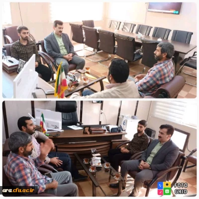 نشست همفکری میان مدیریت مرکز آموزش عالی امام رضا(ع) اندیمشک و مسئول دفتر بسیج دانشجویی شهرستان اندیمشک 