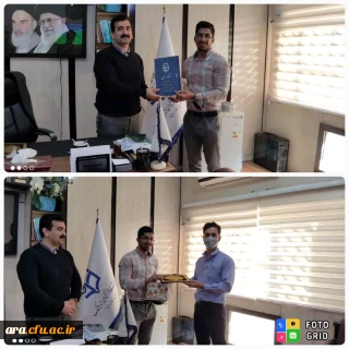 تجلیل از دانشجوامیرحسین مهدی مقدم با بیش از 50 مقاله و 4 کتاب در هفته پژوهش