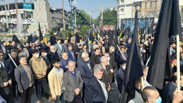 حضورمدیریت پرسنل دانشجویان واساتید دانشگاه فرهنگیان واحدامام رضا علیه السلام اندیمشک درمراسم استقبال باشکوه از پیکر مطهر شهید گمنام دفاع مقدس در اجتماع بزرگ فاطمی شهرستان اندیمشک. 2