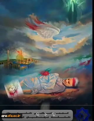 اثر استاد مرساقیان با موضوع عروج سرداربه مناسبت سومین سالگرد شهادت سردار دلها حاج قاسم سلیمانی