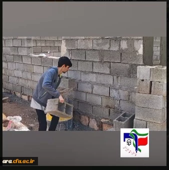 حضور دانشجو معلمان دانشگاه فرهنگیان واحدامام رضا(ع) اندیمشک در اردو جهادی (عمرانی ، سازندگی و آموزشی)