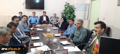 تقدیم حکم فرماندهی بسیج اساتید  به آقای دکتر نیازی رئیس دانشگاه فرهنگیان واحد امام رضا علیه السلام  از سوی معاونت بسیج ادارات شهرستان اندیمشک