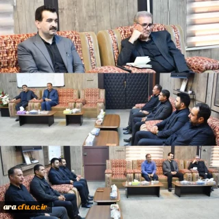 جلسه مدیریت و اساتید و پرسنل دانشگاه فرهنگیان اندیمشک با فرماندارجناب آقای زمانی 