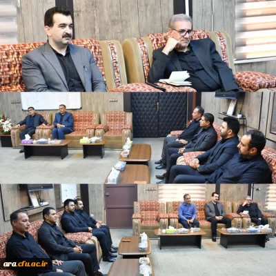 جلسه مدیریت و اساتید و پرسنل دانشگاه فرهنگیان اندیمشک با فرماندارجناب آقای زمانی 