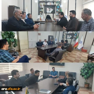 حضور مسئولین استانی آقایان دکتر حمدانی (معاون آموزشی و فرهنگی) دکتر شیرین(کارشناس هوشمند سازی) و مهندس جودکی (کارشناس دانشجویی) در مرکز امام رضا(ع) اندیمشک