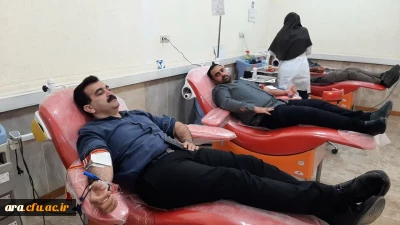 اقدام خداپسندانه اهدای خون توسط مدیریت و پرسنل دانشگاه فرهنگیان واحد امام رضا علیه السلام اندیمشک
