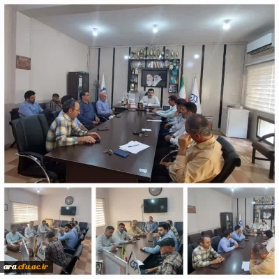 جلسه هماهنگی بین حوزه های مختلف دانشگاه برای حضور دانشجویان