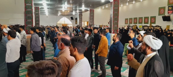 حضور مدیریت ،اساتیدو دانشجومعلمان دانشگاه فرهنگیان امام رضا (ع) در تجمع مردم اندیمشک در محکومیت جنایات رژیم صهیونسیتی 3
