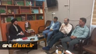 دیدار آقای مختاری ریاست محترم دانشگاه فرهنگیان امام رضا (ع) با امام جمعه محترم شهرستان اندیمشک حجه الله الاسلام و المسلمین حاج آقای موسوی