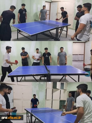 برگزاری مسابقات دانشجو معلمان در حضور ریاست ، اساتید و پرسنل 
در رشته های پینگ پنگ ، والیبال ،فوتبال و گل یا پوچ