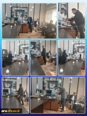 جلسه  هماهنگی جهت برگزاری جشن انقلاب وتقدیر از کارکنان  تلاشگر