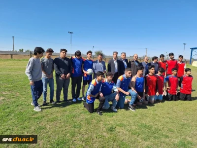 برگزاری مسابقه فوتبال دانش آموزان