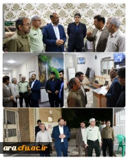 بازدید فرماندار اندیمشک از مکان اسکان مسافران نوروزی در دانشگاه فرهنگیان اندیمشک واحد امام رضا(ع)