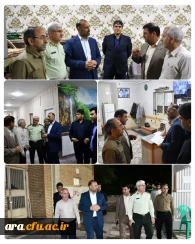 بازدید فرماندار اندیمشک از مکان اسکان مسافران نوروزی در دانشگاه فرهنگیان اندیمشک واحد امام رضا(ع)